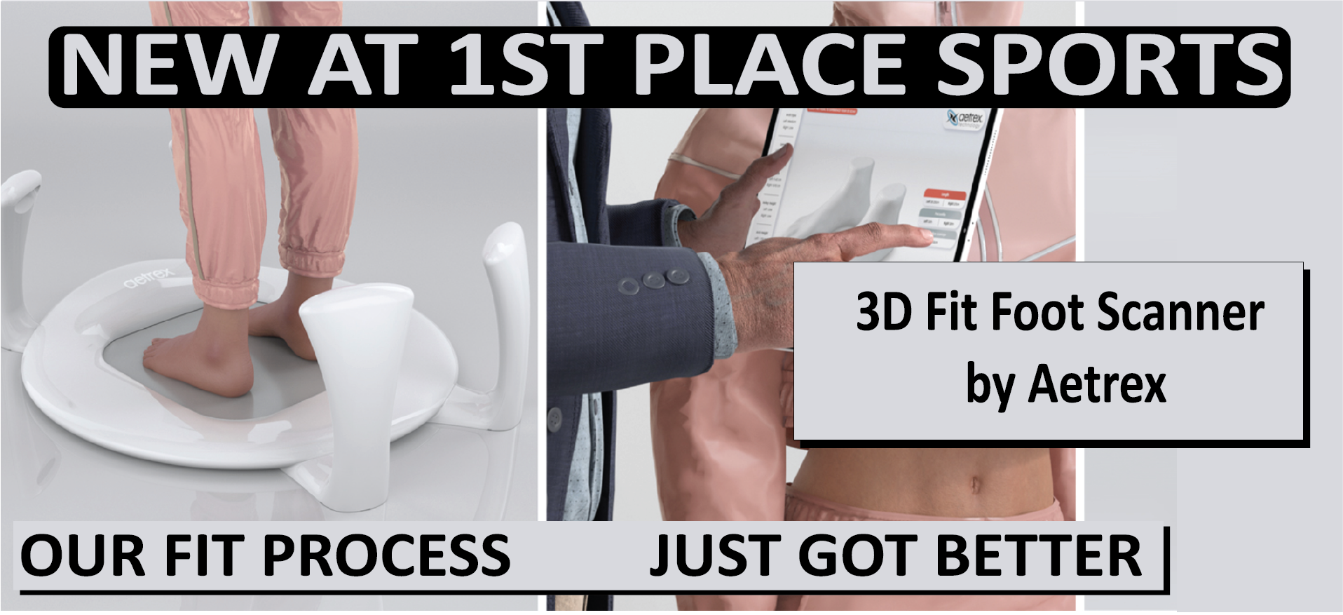 AETREX 3D FOOT SCANNER AD3 | 1st Place Sports