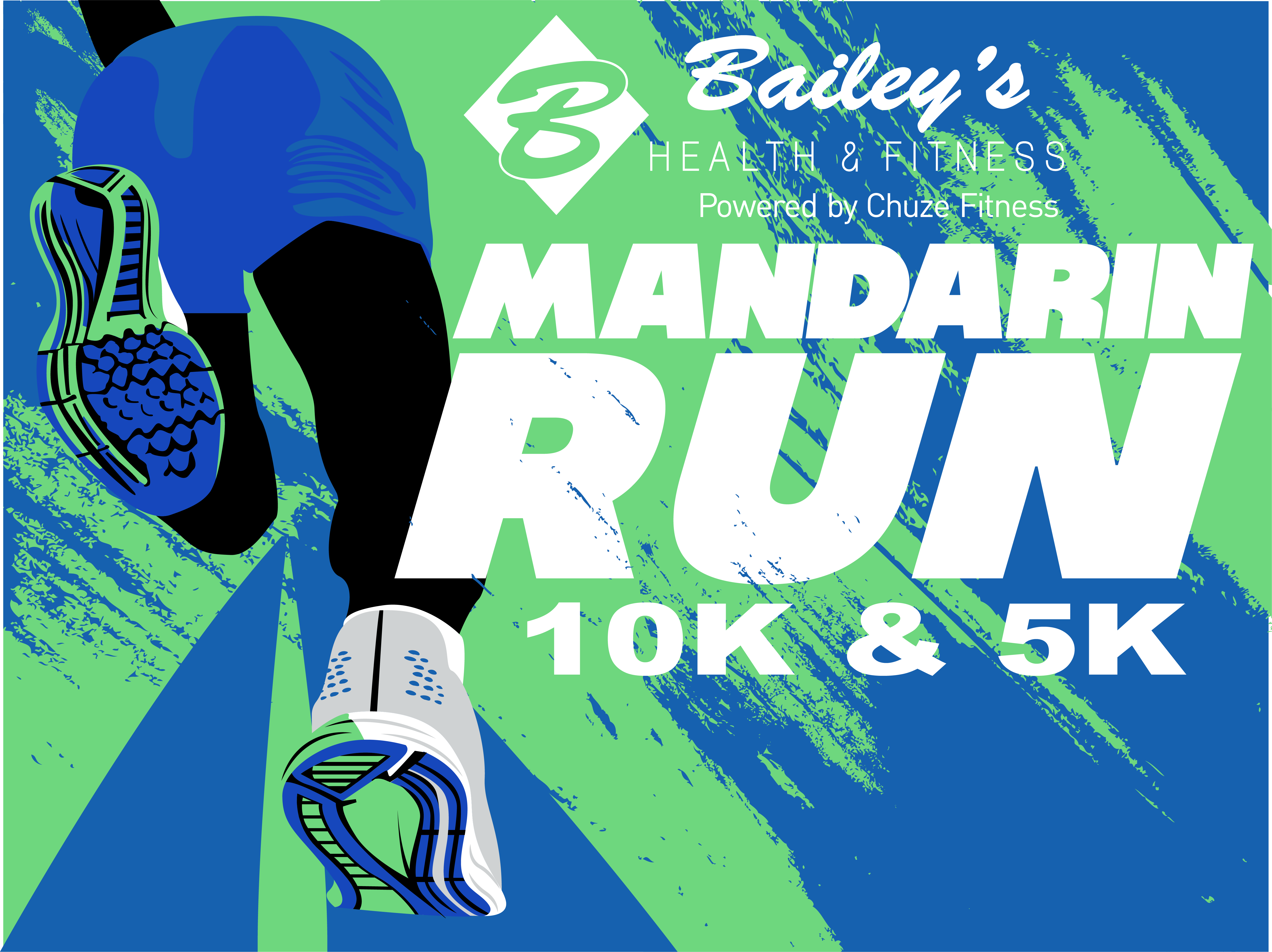 Mandarin Run logo 2024 spot colors 1st Place Sports